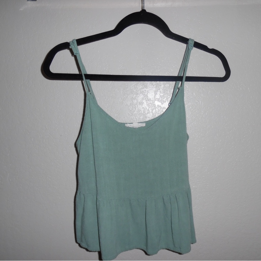 La Hearts/PacSun Green Tank Top